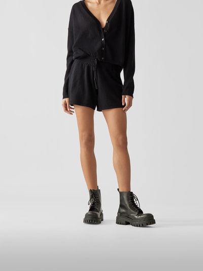 Lisa Yang Shorts aus Kaschmir Schwarz 4