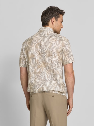Armani Exchange regular fit vrijetijds overhemd met kentkraag Beige - 5