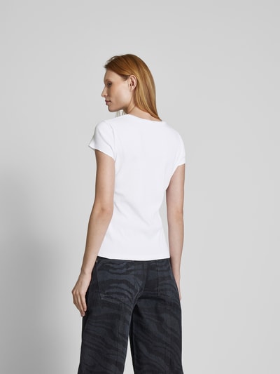 Dsquared2 T-Shirt mit Label-Detail Weiss 5