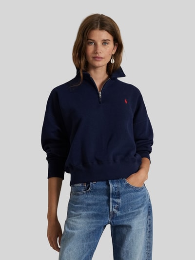 Polo Ralph Lauren regular fit schipperstrui van katoenmix Marineblauw - 4