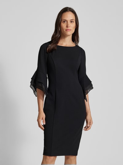 Adrianna Papell Cocktailkleid mit Rundhalsausschnitt Black 4