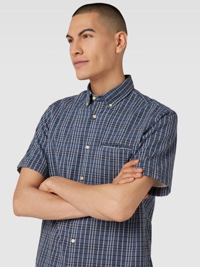 Pierre Cardin Koszula casualowa ze wzorem w kratę glencheck Granatowy 3