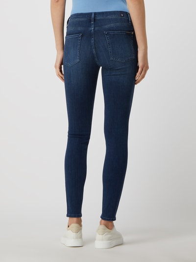 7 For All Mankind Super skinny fit jeans met stretch  Blauw - 5