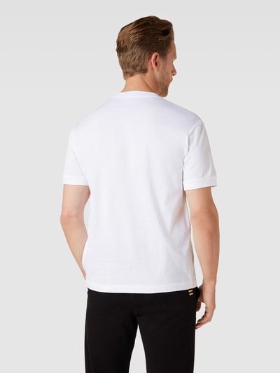 EA7 Emporio Armani T-shirt ze wzorem z logo Biały 5