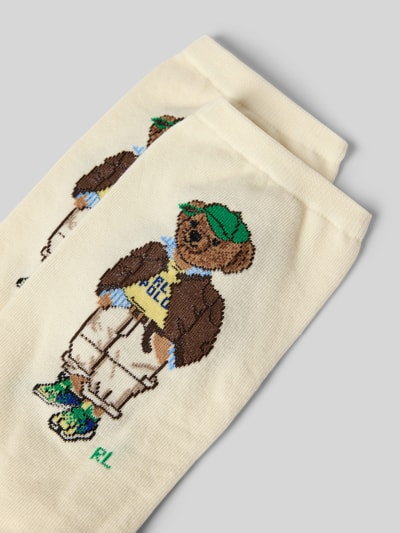 Polo Ralph Lauren Sokken met labeldetail Offwhite - 2