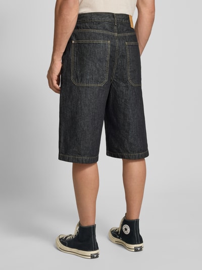 REVIEW Baggy Fit Jeans Shorts mit Gürtelschlaufen - Jorts Black 5