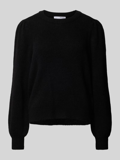 Selected Femme Strickpullover mit Ballonärmeln Modell 'SLFLULU' Black 2