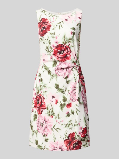 Vera Mont Getailleerde cocktailjurk met all-over motief Roze - 2