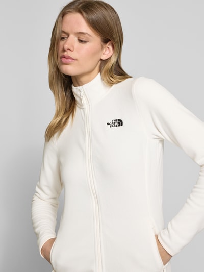 The North Face Fleecejacke mit Label-Stitching Modell 'GLACIER' Offwhite 3