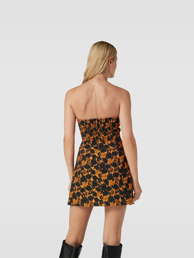 BAUM & PFERDGARTEN Minikleid in Bandeau-Optik Orange 5