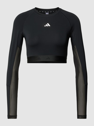 Adidas Training Kort shirt met lange mouwen en logodetail Zwart - 2