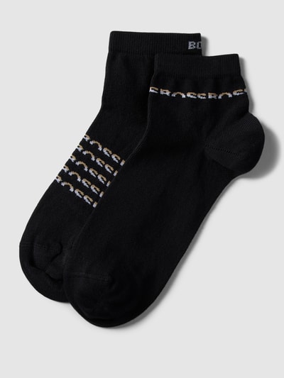 BOSS Socken mit Label-Print im 2er-Pack Black 1