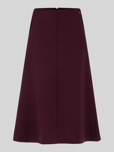 Marc Cain Midi-rok van wol met steekzakken Bordeaux - 2