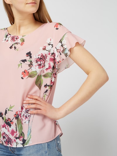 Vila Blusenshirt mit floralem Muster Rose 4