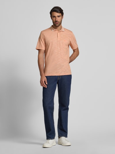 RAGMAN Regular Fit Poloshirt mit Brusttasche Orange 1