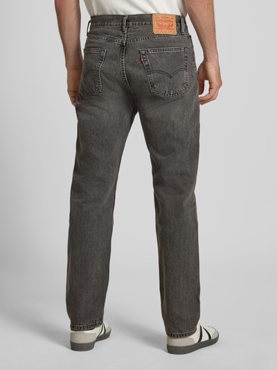Levi's® Relaxed Straight Fit Jeans mit Eingrifftaschen Modell '555' Black 5