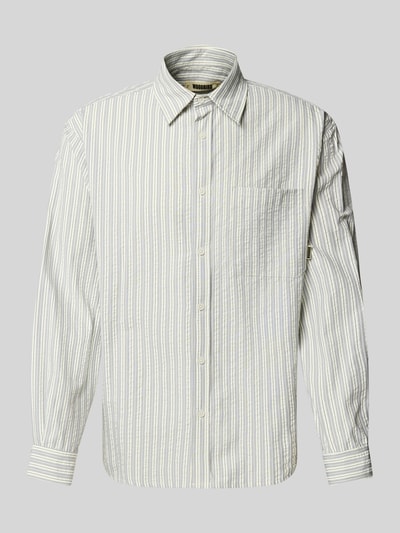 WOODBIRD Freizeithemd mit Knopfleiste Modell 'Buzo' Hellgrau 2