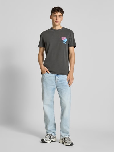 Tommy Jeans Regular Fit T-Shirt aus reiner Baumwolle Black 1