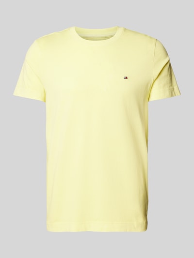 Tommy Hilfiger T-shirt met labelstitching Geel - 2