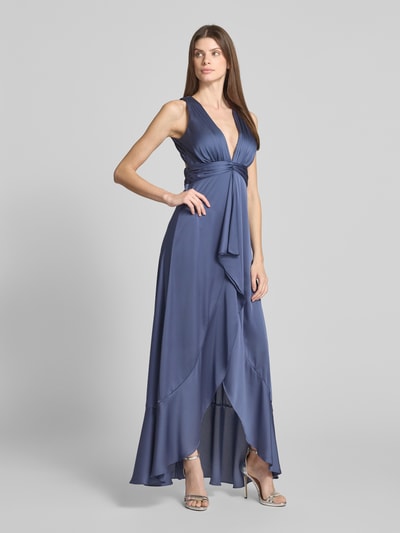 Jake*s Cocktail Abendkleid im Double-Layer-Look Rauchblau 1
