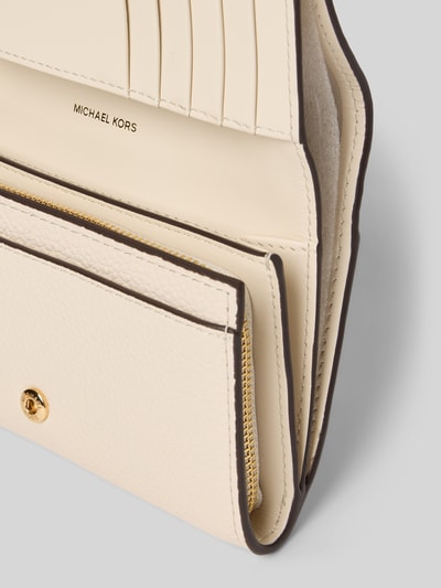 MICHAEL Michael Kors Portemonnee met labelapplicatie, model 'BRYANT' Ecru - 3