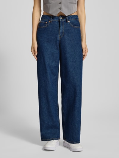 JJXX Jeansy z szerokimi nogawkami i 5 kieszeniami Ciemnoniebieski 4