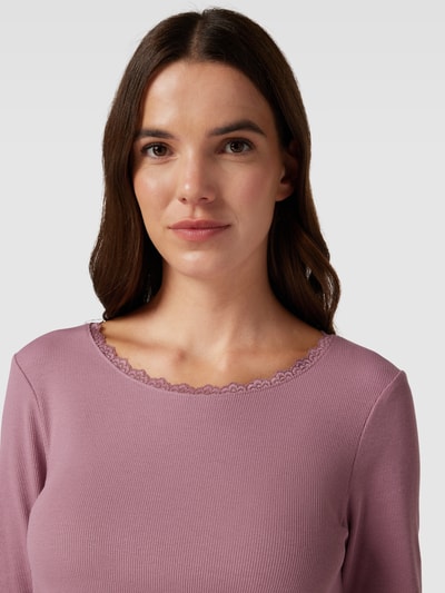 Montego Longsleeve mit Rundhalsausschnitt Mauve 3