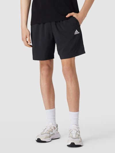 ADIDAS SPORTSWEAR Korte broek met labelstitching Zwart - 4