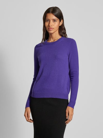 Christian Berg Woman Gebreide pullover met structuurmotief Violet - 4