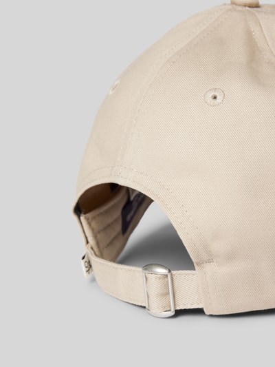 Mango Base Cap mit Label-Stitching Beige 3