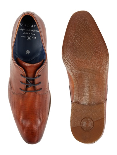 bugatti Schnürschuhe aus Leder Modell 'Morino' Cognac 4