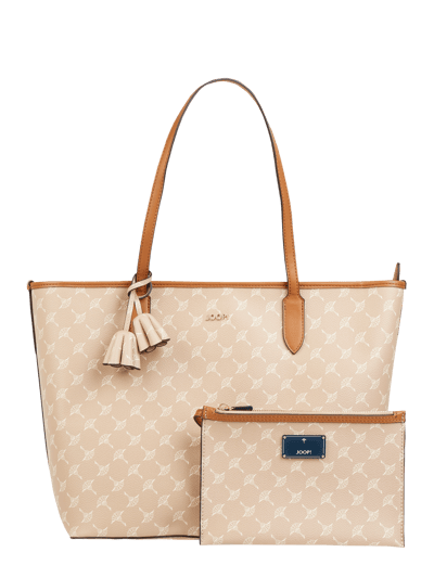 JOOP! Shopper mit Logo-Muster Modell 'Lara' Sand 2