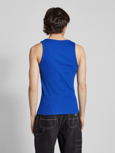 REVIEW Tanktop in riblook Koningsblauw - 5