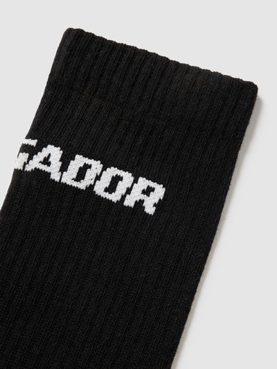 Pegador Socken mit Label-Schriftzug Black 2