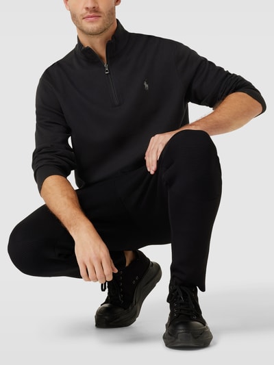 Polo Ralph Lauren Sweatshirt mit Label-Stitching Schwarz 1