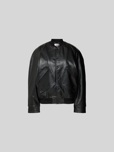 Victoria Beckham Jacke mit Druckknopfleiste Black 2