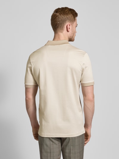 BOSS Regular Fit Poloshirt mit Label-Detail Modell 'Parlay' Beige 5