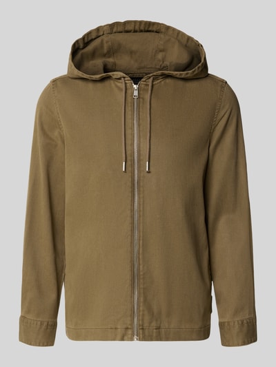 Marc O'Polo Regular Fit Hemdjacke mit Kapuze Hellbraun 2