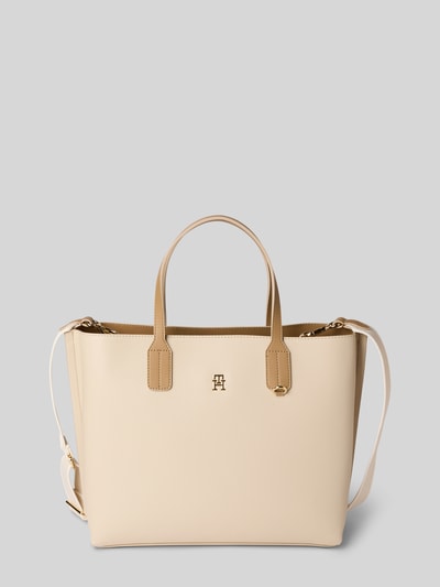 Tommy Hilfiger Torba na długim pasku z aplikacją z logo Écru 2