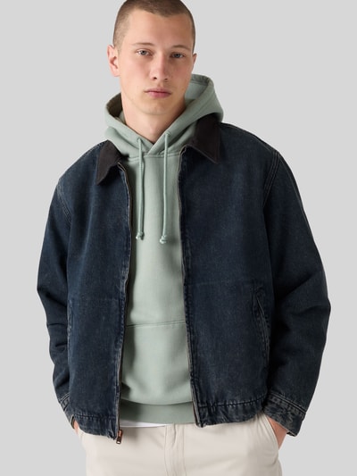 Levi's® Jeansjacke mit kontrastierendem Kragen Dunkelblau 1