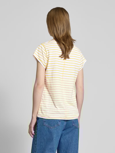 Christian Berg Woman T-Shirt mit Kappärmeln Senf 5