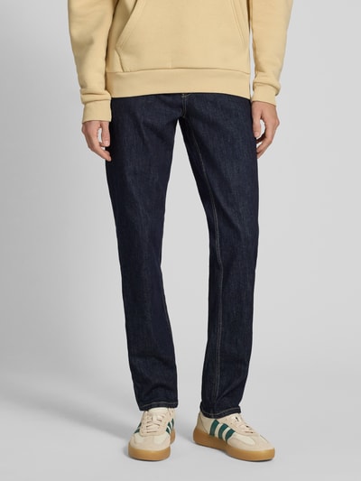 Pepe Jeans Straight fit jeans van katoenmix Donkerblauw - 4