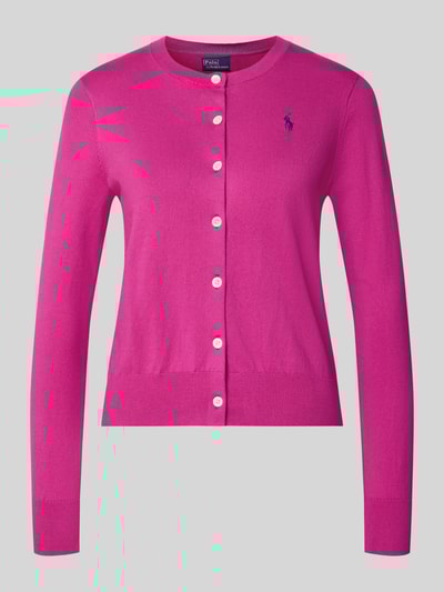 Polo Ralph Lauren Strickjacke mit Logo-Stitching Pink 2
