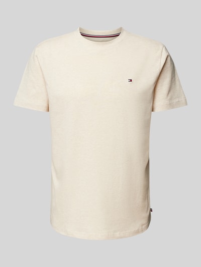 Tommy Hilfiger T-Shirt mit Logo-Stitching Beige 2