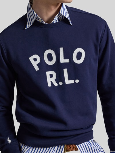 Polo Ralph Lauren Bluza o kroju regular fit z mieszanki bawełny Granatowy 3
