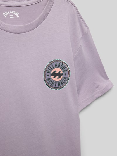Billabong T-Shirt mit Label-Print Modell 'KNOW THE FEELING' Purple 2