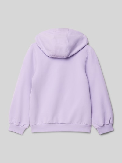 s.Oliver RED LABEL Hoodie mit Glitzer-Print Lavender 3