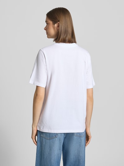 ONLY Regular Fit T-Shirt aus reiner Bio-Baumwolle Modell 'BURST' Weiss 5