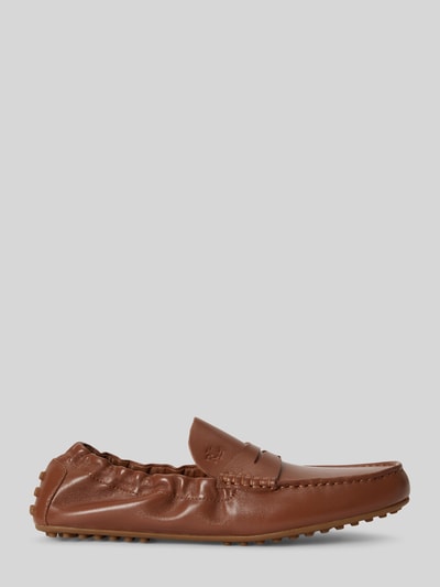 Lauren Ralph Lauren Loafer aus echtem Leder Cognac 2