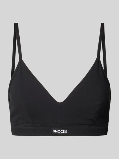 Snocks Bustier mit Label-Detail Black 1